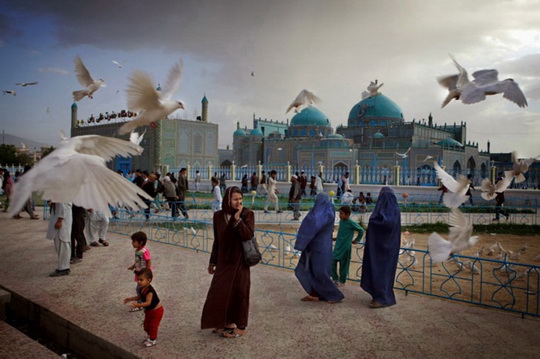 Чудеса архитектуры: Голубая мечеть в Афганистане