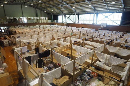 В Японии строят дома из бумаги и картона для беженцев и олигархов