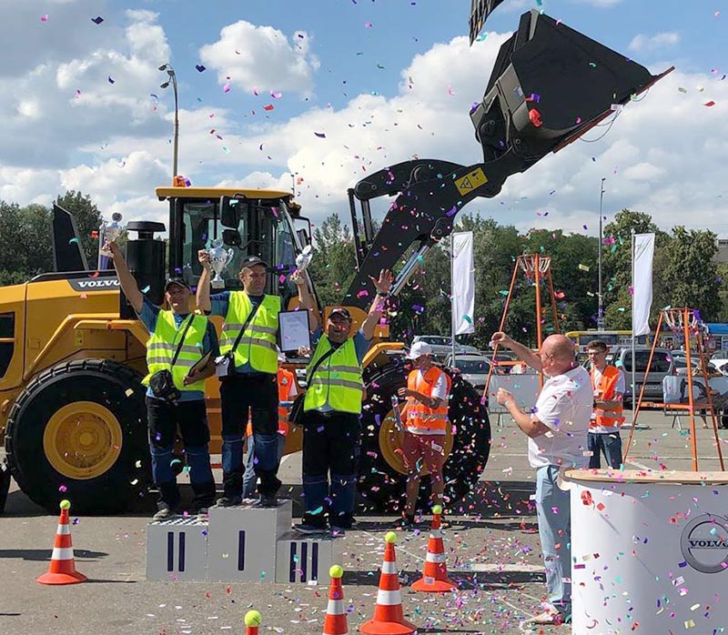 Соревнования Клуба Операторов Volvo Construction Equipment 2018
