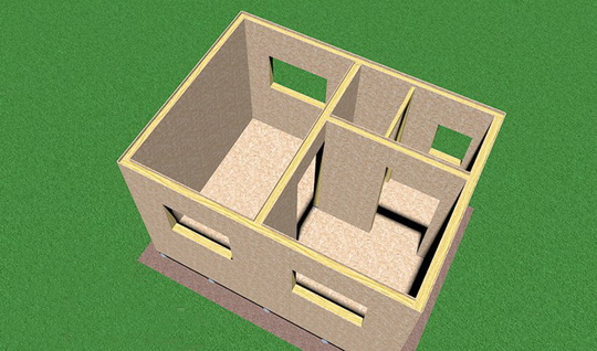 Как построить мобильный дачный дом своими руками