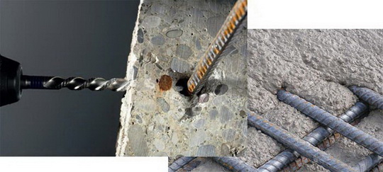 Как без проблем просверлить арматуру в бетоне