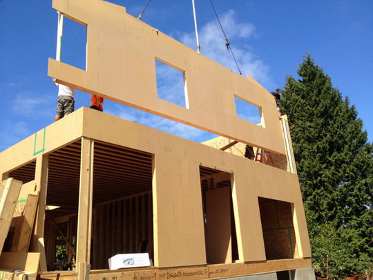 Новая технология строительства домов из CLT-панелей