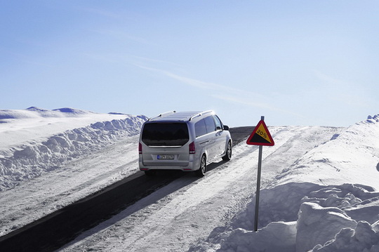 Новый электровен Mercedes-Benz прошел тесты в Арктике