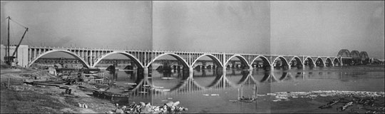 Как строился Дарницкий железнодорожный мост