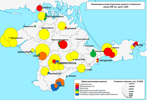 В Крыму формируют инвестиционные площадки типа «Greenfield» и «Brownfield»