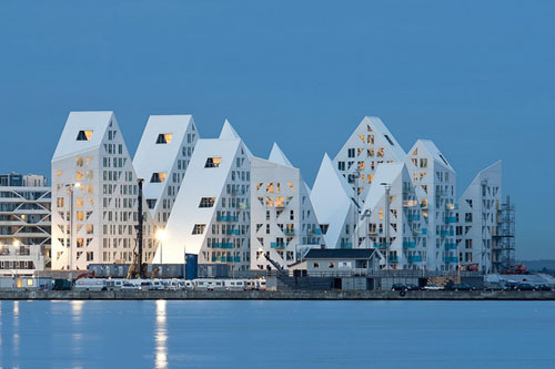 В Дании построили дом по форме айсберга