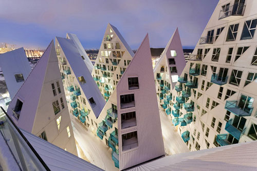 В Дании построили дом по форме айсберга
