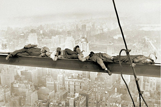 Самые невероятные фотографии со строительства нью-йоркских небоскребов