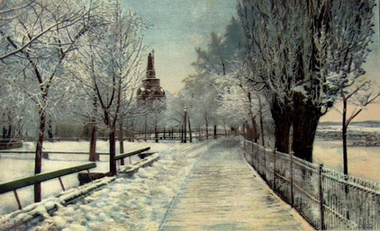Зимний Киев на открытках 100 лет назад