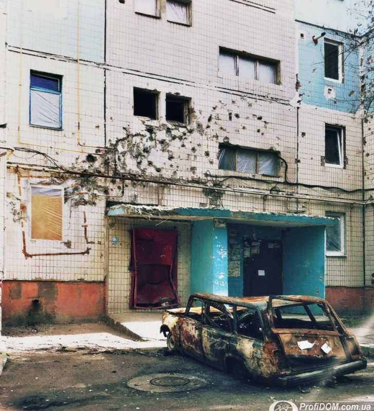 Все разрушения Луганска_407