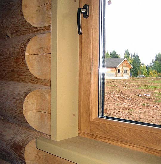 Откосы для фундамента деревянного дома