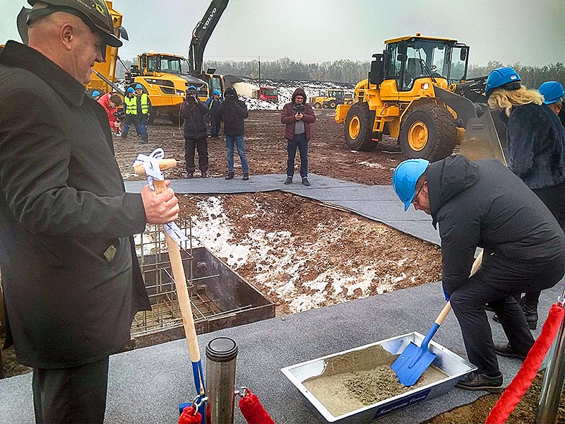 В Украине заложен крупнейший центр Volvo Construction