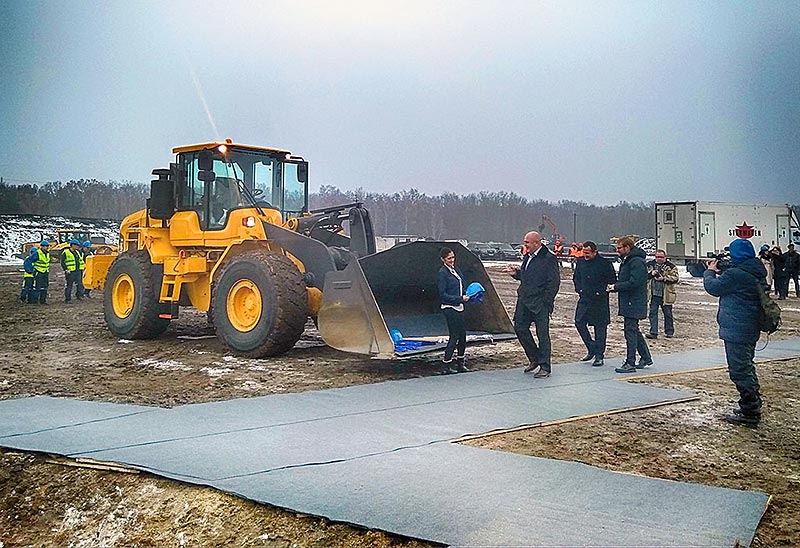 В Украине заложен крупнейший центр Volvo Construction