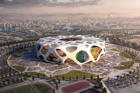 Как реконструируют стадион в Стамбуле к Евро-2024