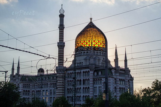 Как в Дрездене под видом мечети построили табачную фабрику