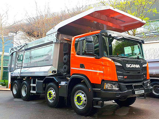 На Bauma-2019 показали грузовики Scania на растительном масле