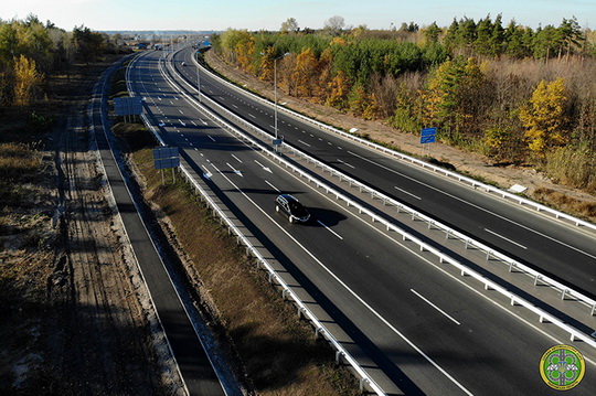 Завершено строительство участка автодороги М-03 Киев-Харьков