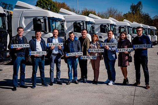 Scania поставила 72 новых грузовика на 7 млн. евро для Fozzy Group