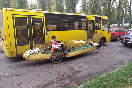 В Киеве замечен самый экологичный транспорт в мире