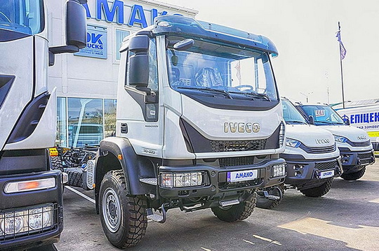 В Украину поступили новые грузовики IVECO для бездорожья
