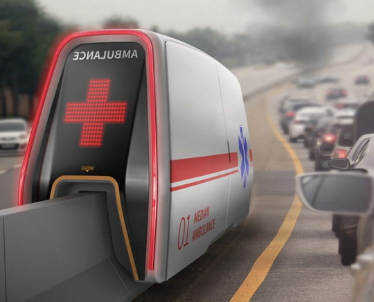 Проект специальной капсулы скорой помощи для автомагистралей