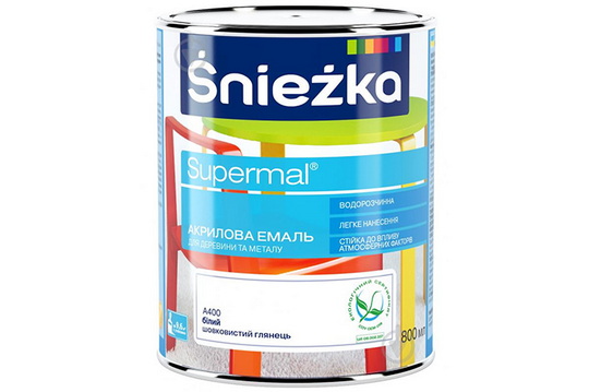 Śnieżka Supermal® АКРИЛОВА ЕМАЛЬ