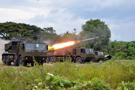 На вооружение украинской армии прибыли системы залпового огня RM-70 Vampire