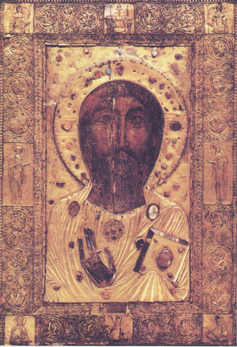 Икона Спасителя в церкви Анчисхати (14-й век, г. Тбилиси)