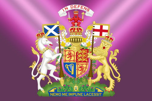 Королевский герб Великобритании (Шотландский вариант)