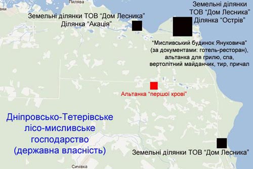 Подробности строительства «охотничьего домика Януковича»