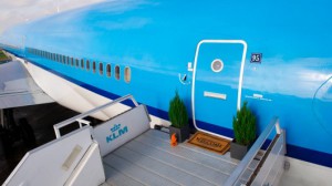 KLM превращает авиалайнер в апартаменты с двумя спальнями