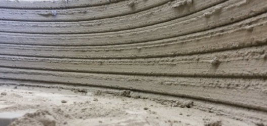 Новый голландский роботизированный 3D-принтер печатает стены из «зеленого» бетона