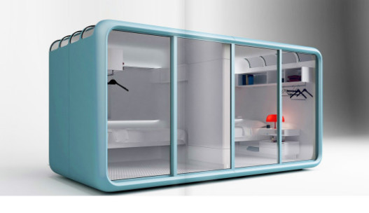 Крошечный сборный блок может быть гостевым домом, дополнительной спальней или офисом