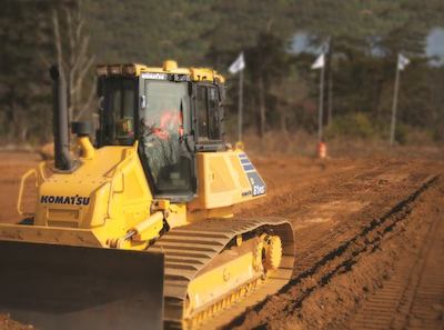 Стройплощадка будущего от Komatsu: Эра беспилотников