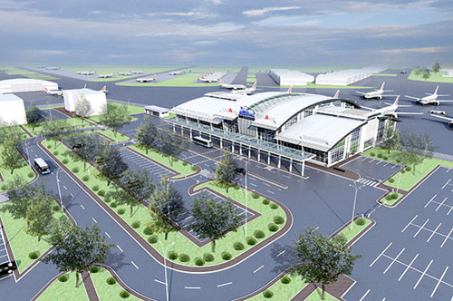 Реконструкция и строительство аэропорта Жуляны продолжается