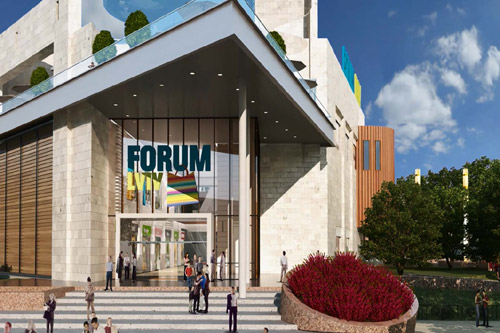 Для будущего ТЦ во Львове разработали дизайн пола