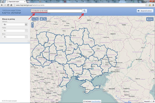 Как пользоваться Кадастровой картой Украины.
