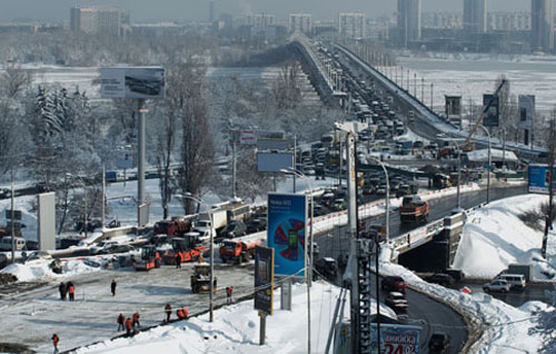 Развязку на бульваре Дружбы народов в Киеве реконструируют