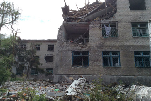 В освобожденном Славянске заканчивают ремонт школ