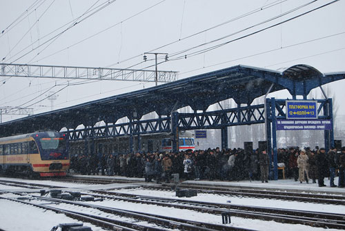 В Симферополе построили шестую пассажирскую платформу