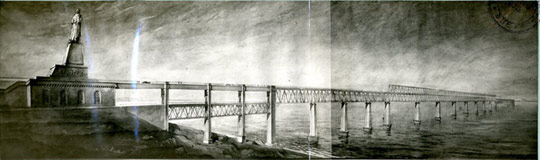 Проект второго Крымского (Керченского) моста 1949 года