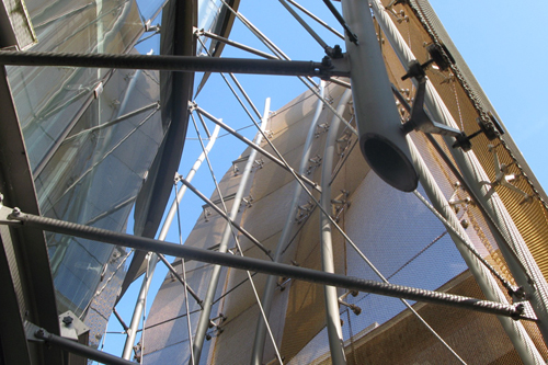 Новинка в Украине – архитектурные металлотканные фасадные сетки