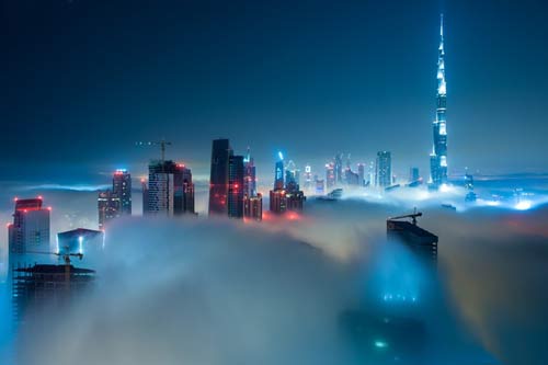 Фото часа – ночной Дубай
