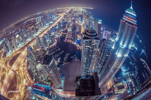 Фото часа – ночной Дубай