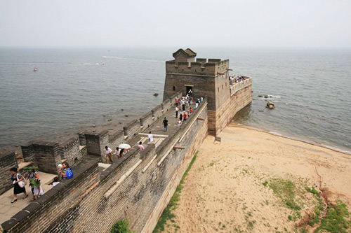 Фото дня – Где начинается Великая Китайская стена