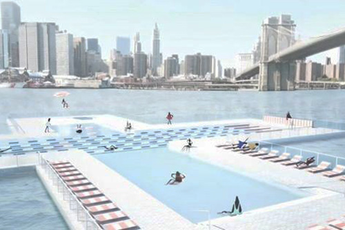 Американские архитекторы придумали плавающий бассейн