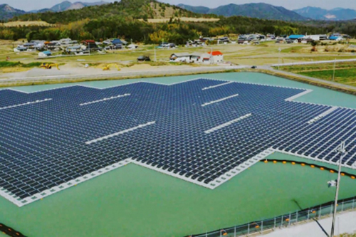 В Японии построили крупнейшие плавучие электростанции