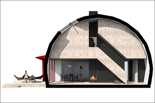 Спроектирован сборный жилой дом, который подходит для любого климата