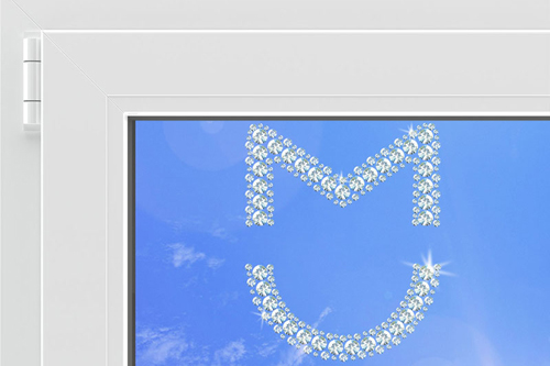 Новейший оконный стиль: стеклопакеты с кристаллами Swarovski