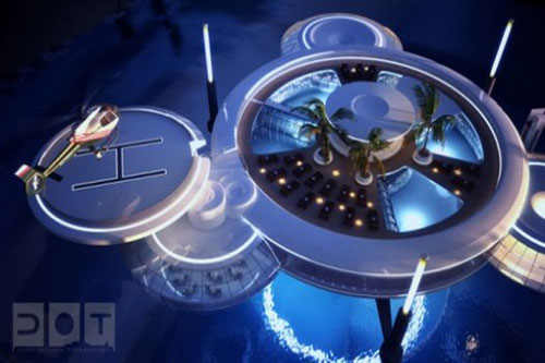 Спроектирован сногсшибательный подводный  отель в Дубаи